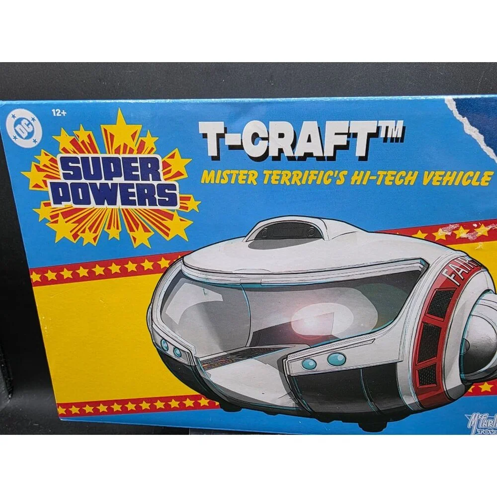 Super Powers T-Craft Mister Terrific Hi-Tech Vehicle By McFarlane Toys DC 12+